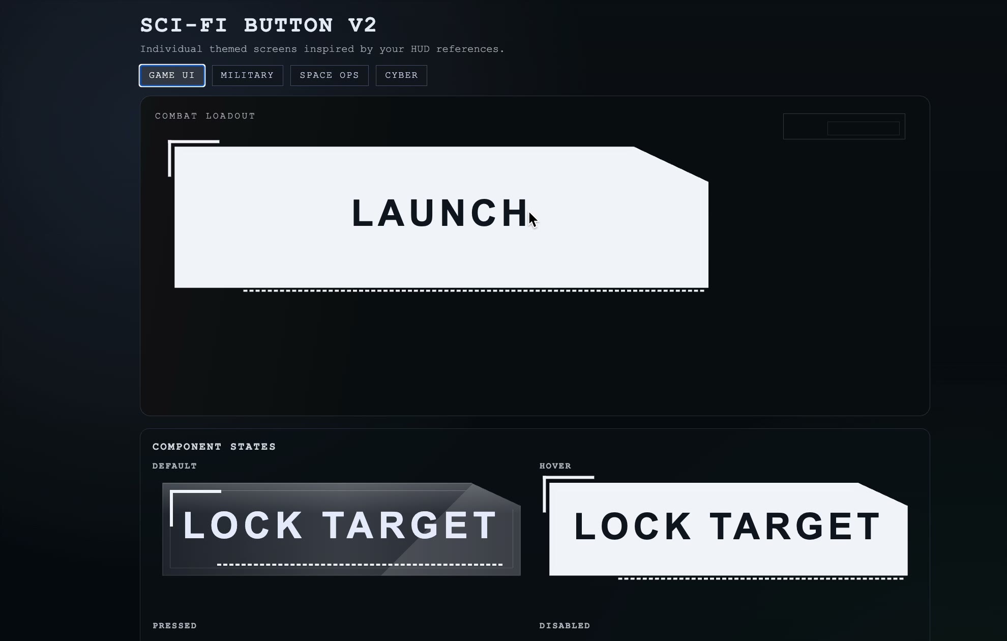 Sci-Fi Button V2